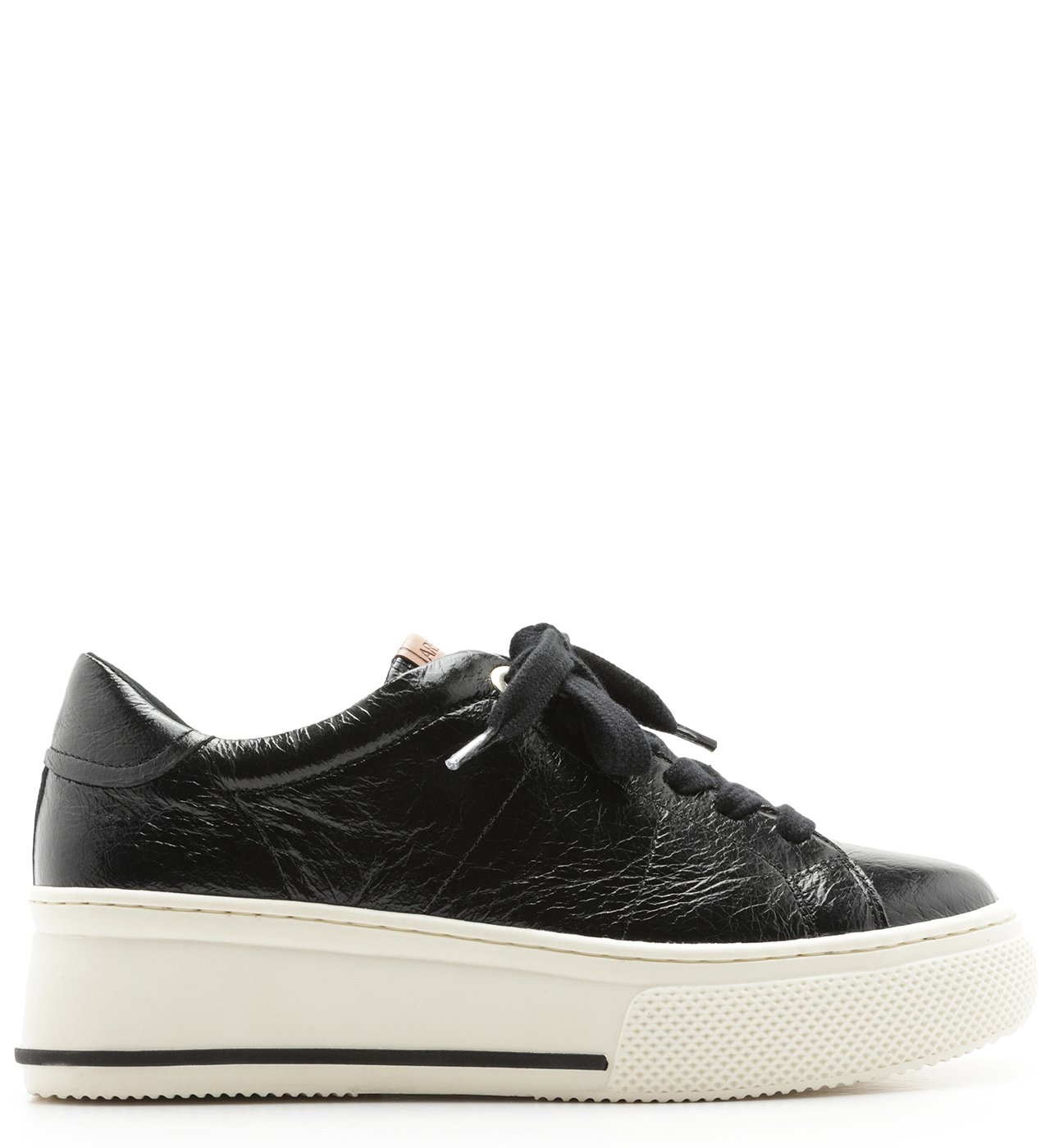 Couro Tenis Zz Life Tênis Preto Couro Posh ZZ Life Amarração Arezzo