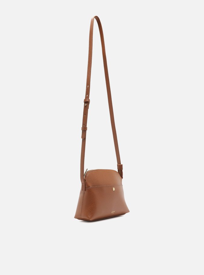 Bolsa Tiracolo Marrom Média