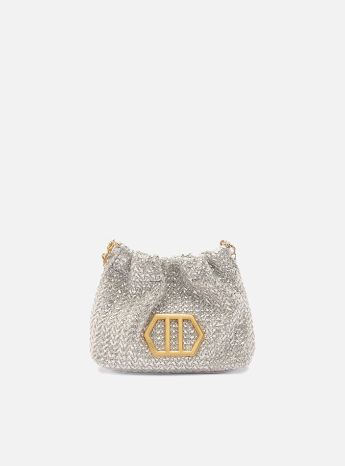 Bolsa Tiracolo Prata Trama Esther Pequena