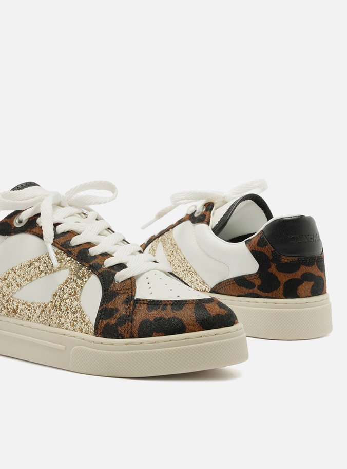 Tênis Animal Print Couro Urban