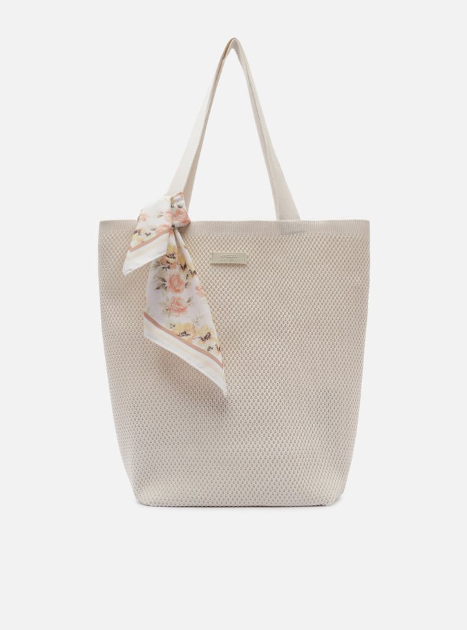 Bolsa Shopping Multicolorida Knit Grande Nó Brizza