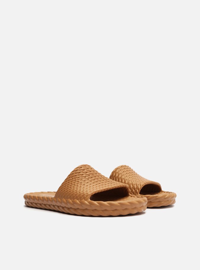 Chinelo Slide Marrom Marrocos Brizza