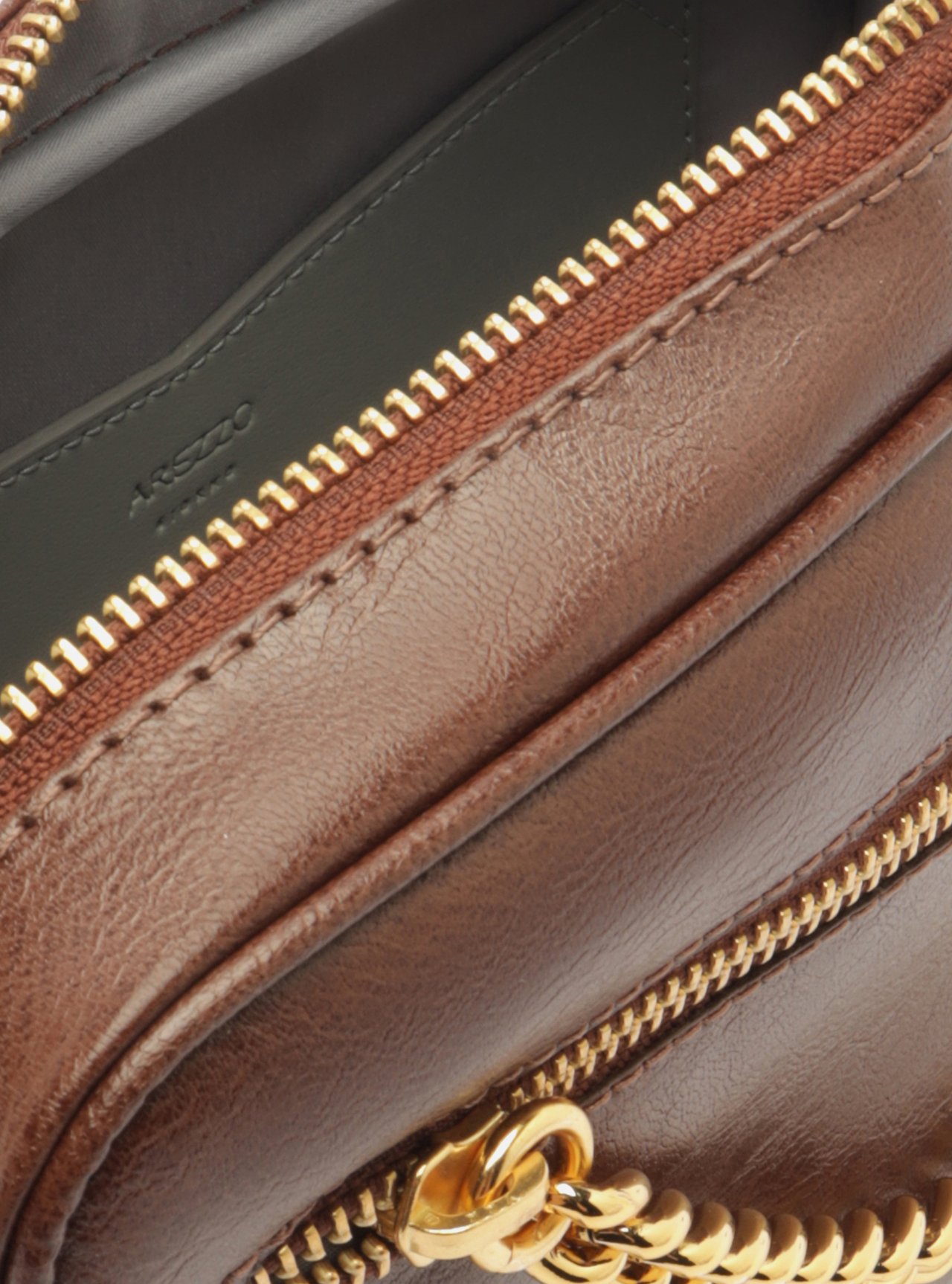 Bolsa Tiracolo Marrom Pequena Bolso Corrente — foto 4