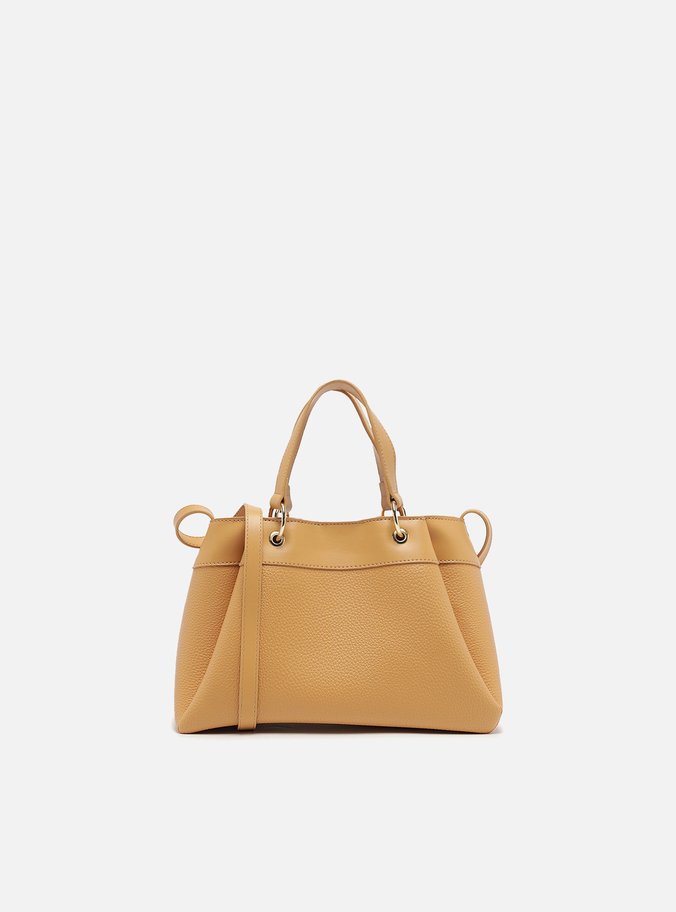 Bolsa Tote Bege Giorno Média Charm Medalha