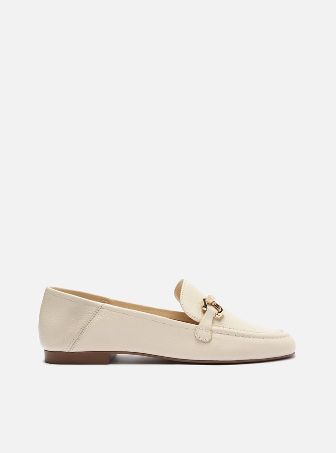 Mocassim Off-White Bridão Metálico Luma