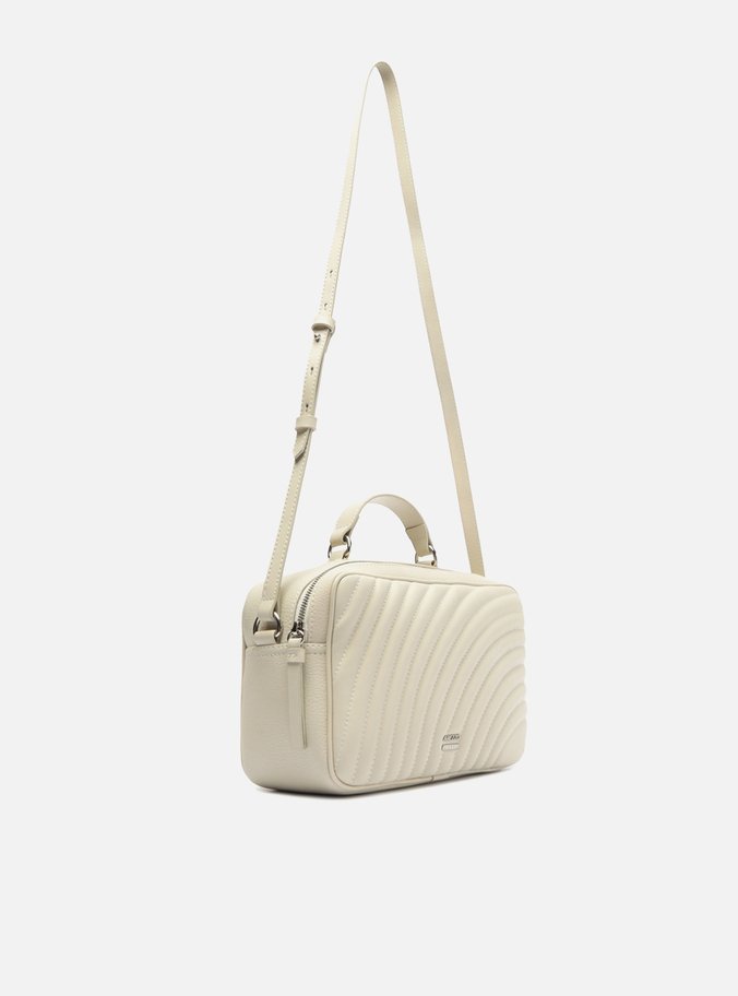 Bolsa Tiracolo Off-White Elisa Média Matelassê