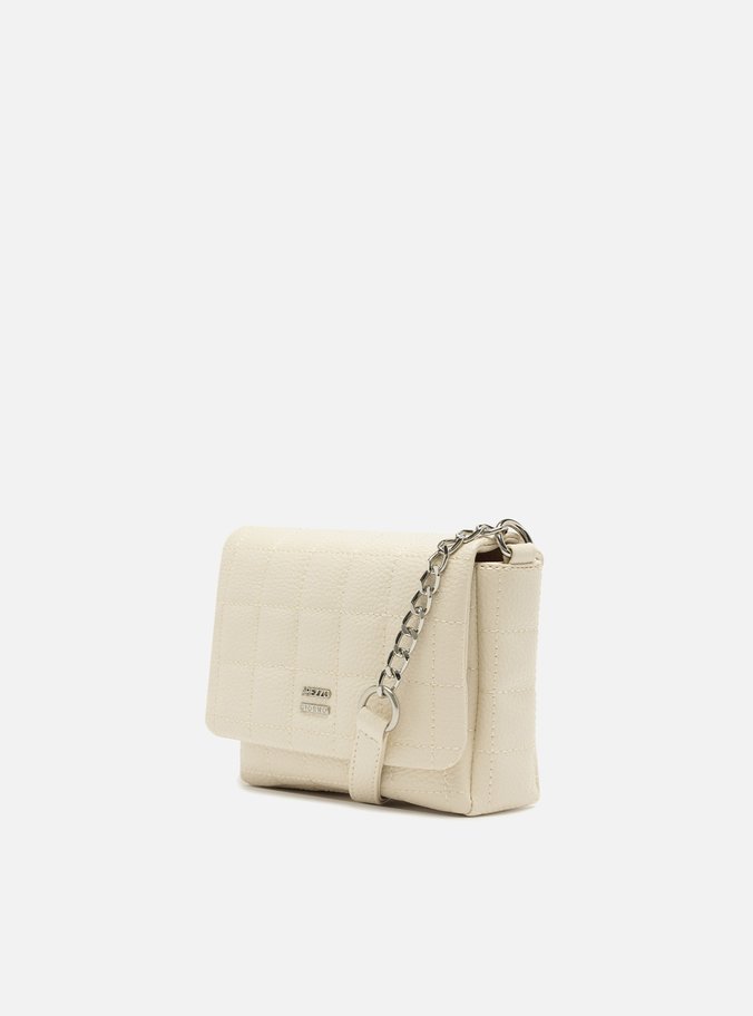 Bolsa Off-White Tiracolo Pequena