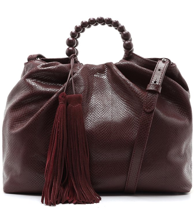 Bolsa Bucket Roxa Snake Poliana Grande Hot Berry