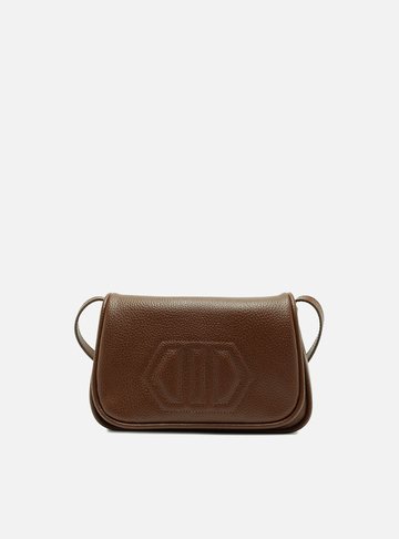 Bolsa Tiracolo Média Marrom