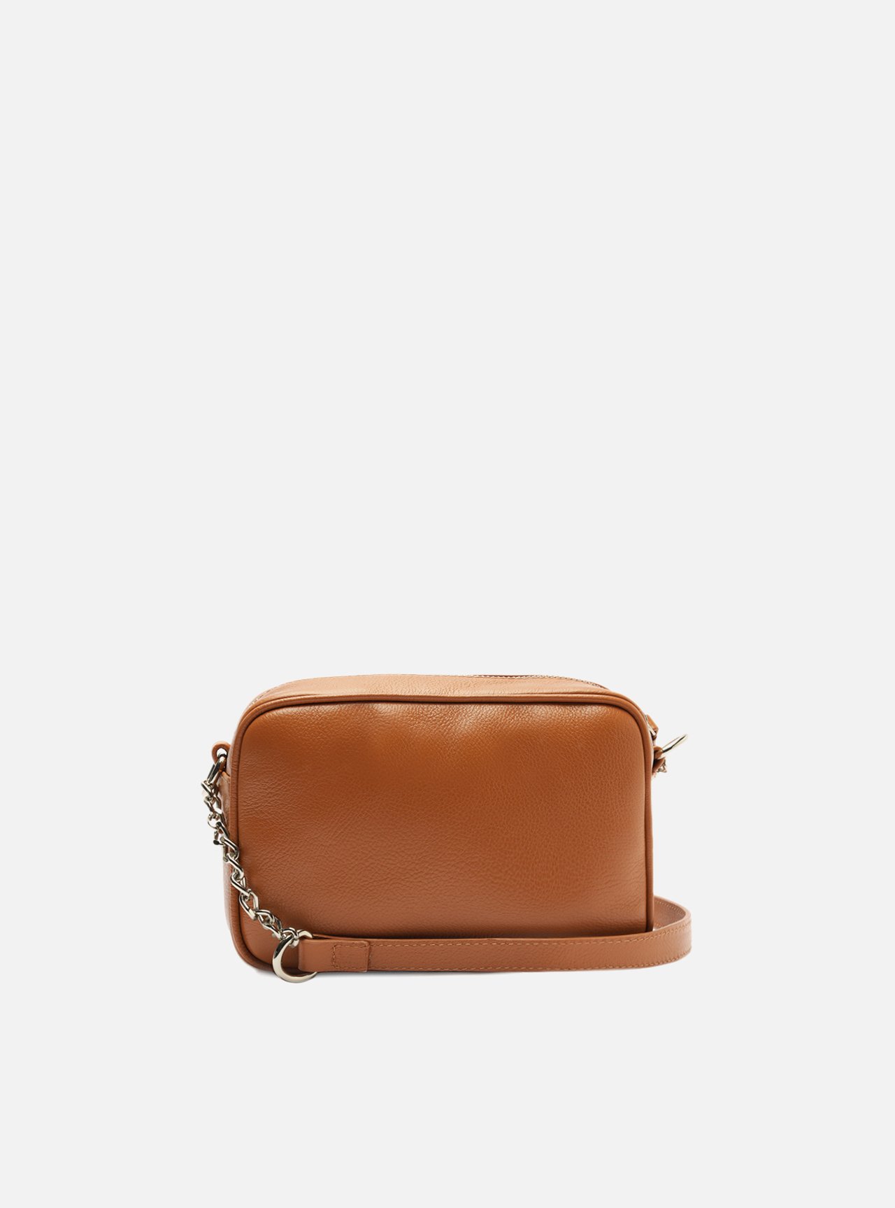 Bolsa Tiracolo Marrom Couro Francine Pequena — foto 3