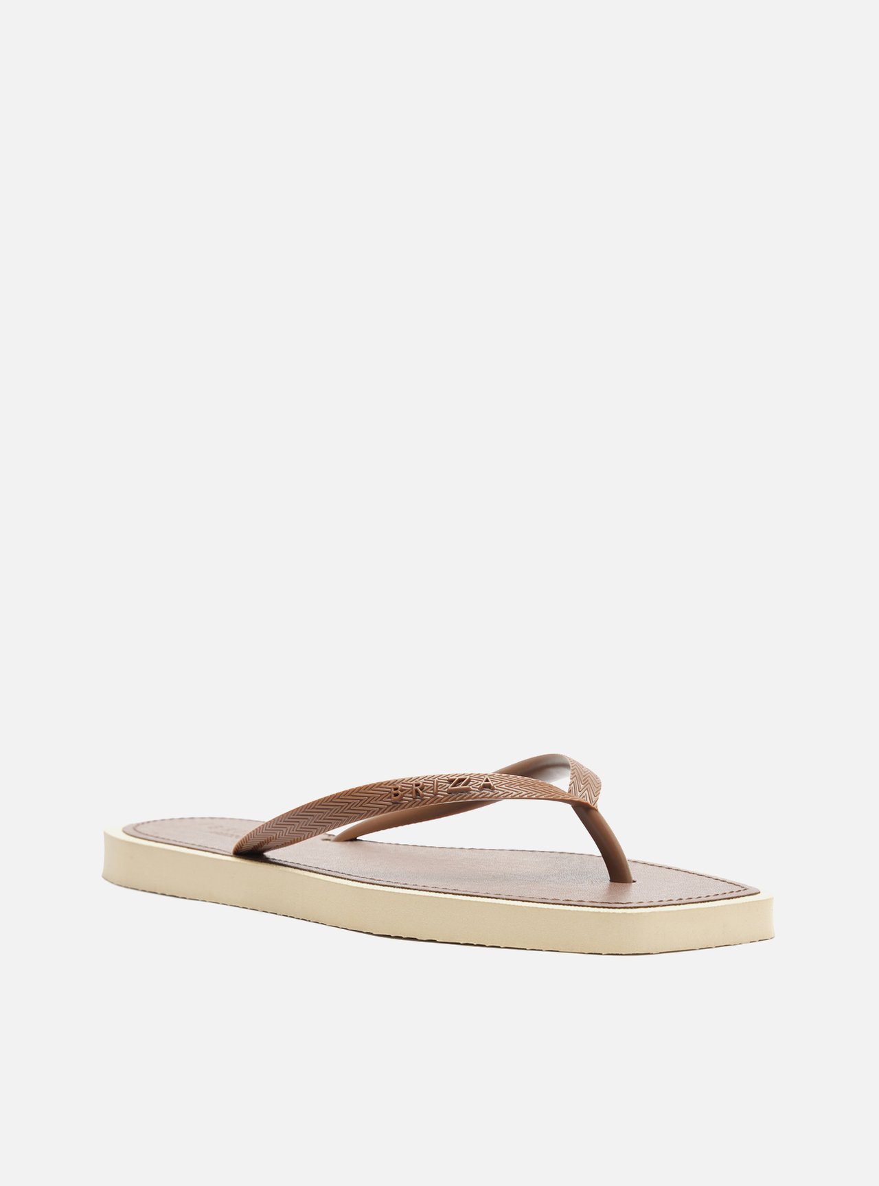 Chinelo de Dedo Marrom Square Recouro Brizza — foto 2