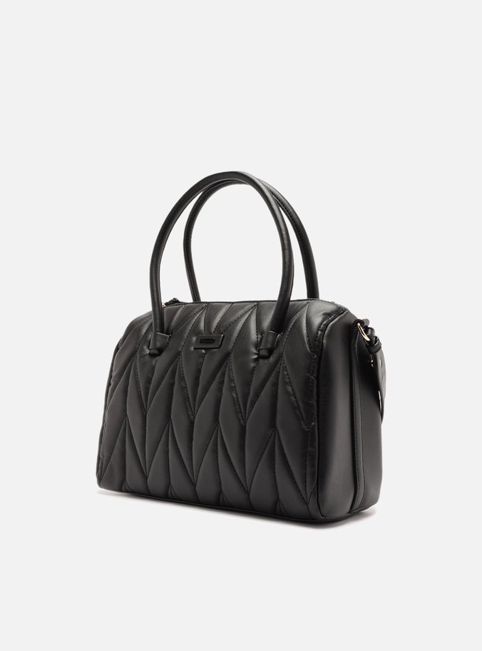 Bolsa Tiracolo Preta Matelassê Média