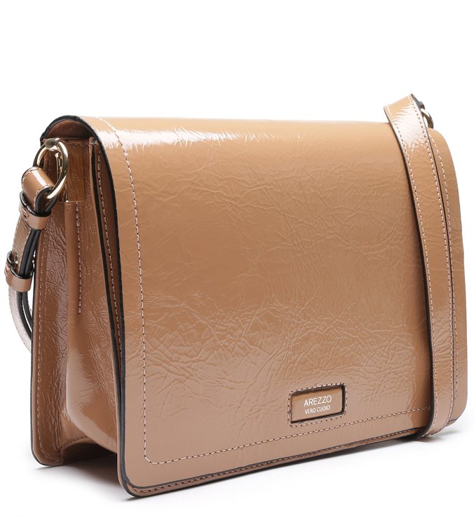 Bolsa Tiracolo Couro Joy Média Pale Nut