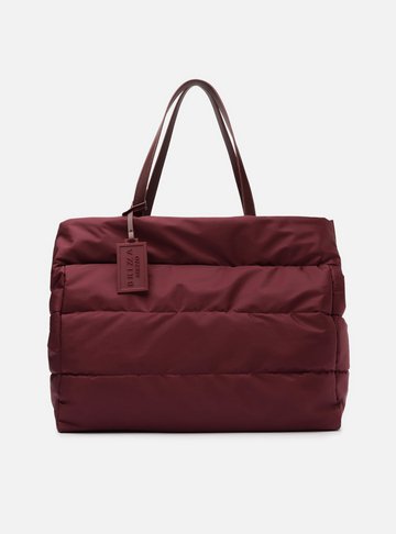 Bolsa Shopping Vermelha Nylon Gigi Grande