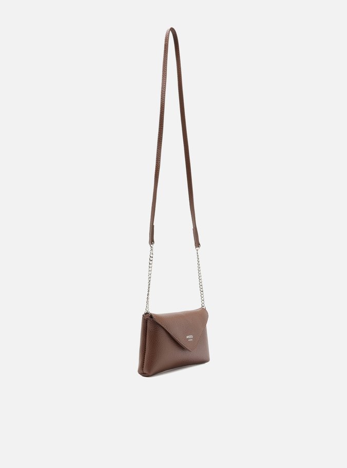 Bolsa Marrom Tiracolo Pequena Corrente