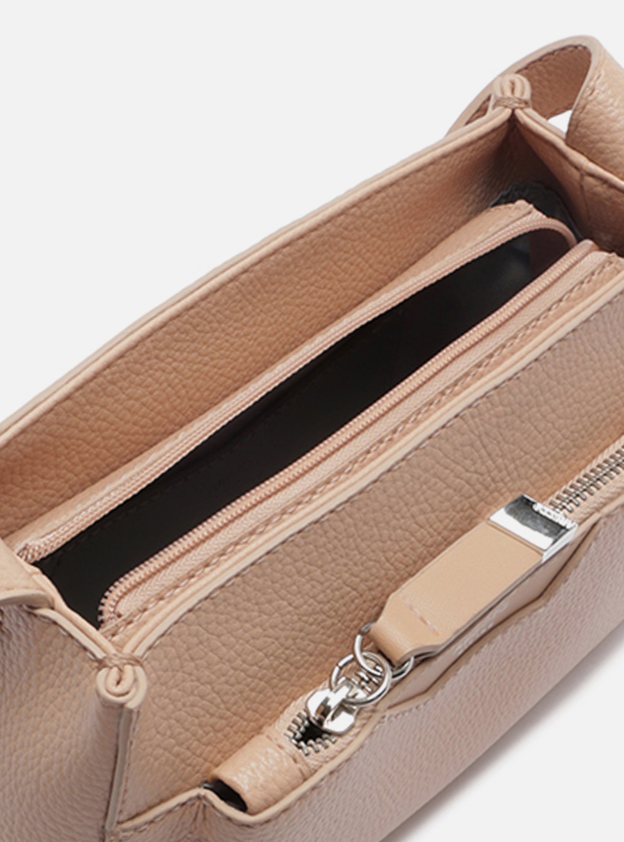 Bolsa Tiracolo Nude Pequena Metais — foto 4