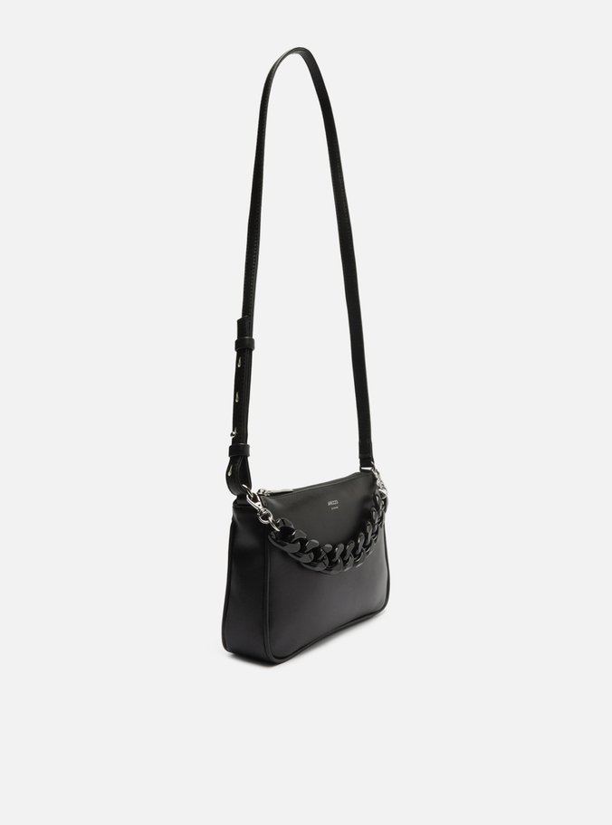 Bolsa Tiracolo Preta Iara Pequena Giorno