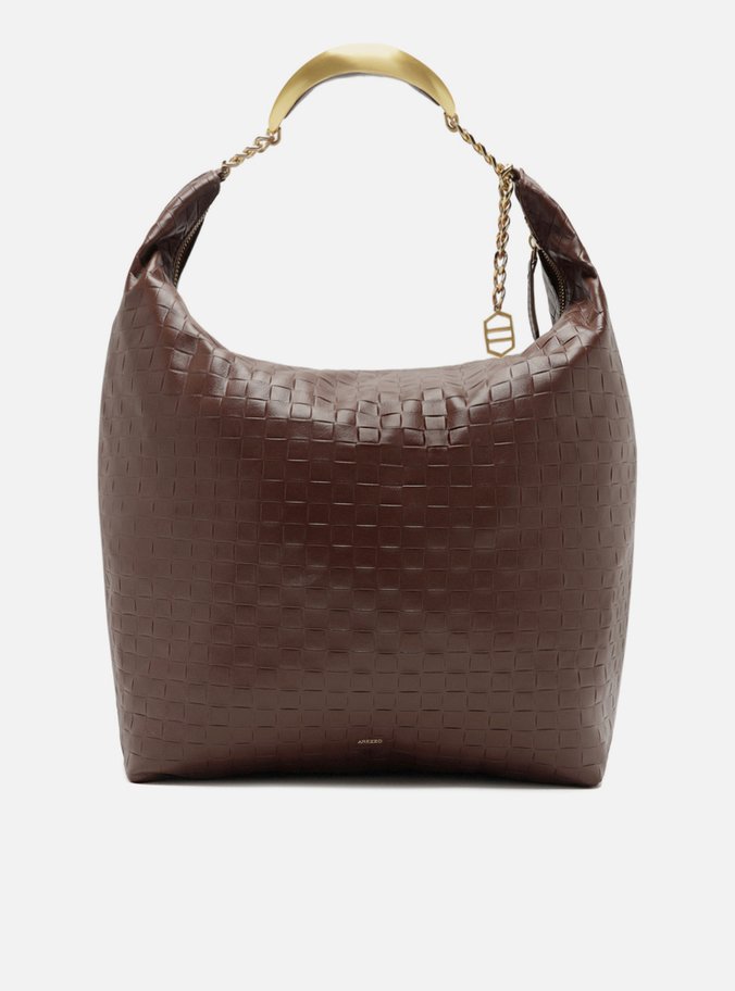 Bolsa Hobo Marrom Grande