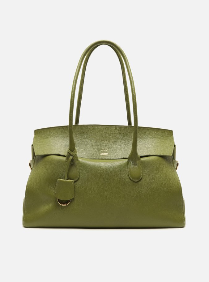 Bolsa Tote Verde Couro Ária Grande