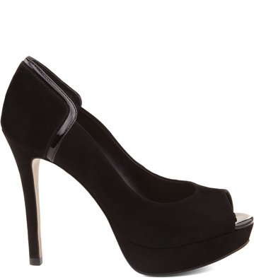 Scarpin Peep Toe Balada Preto