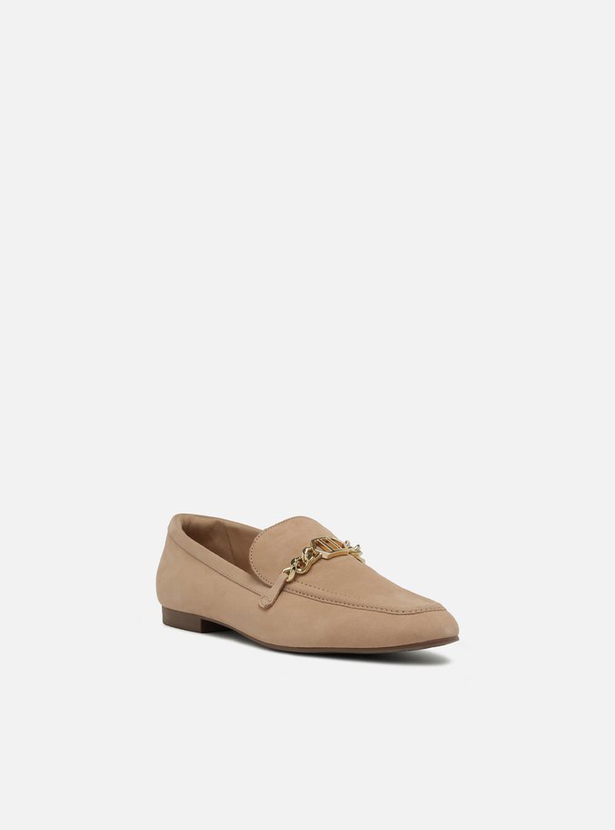 Mocassim Nude Nobuck Metal