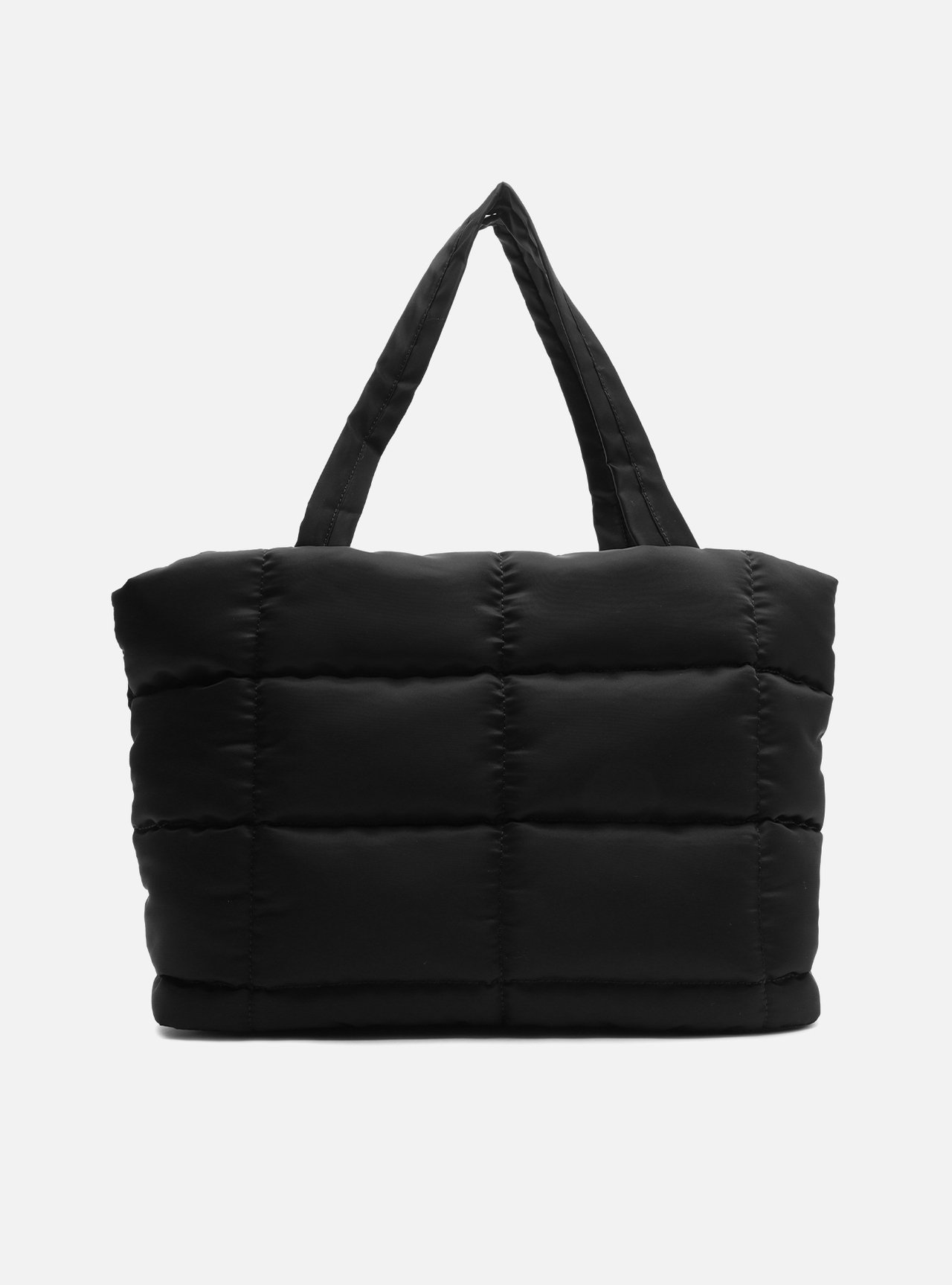 Bolsa Shopping Preta Grande Matelassê Brizza — foto 3