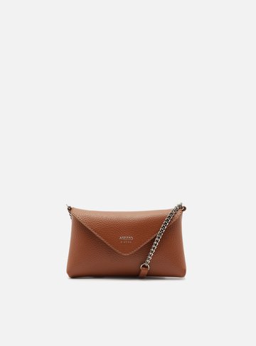 Bolsa Tiracolo Marrom Giorno Pequena Envelope