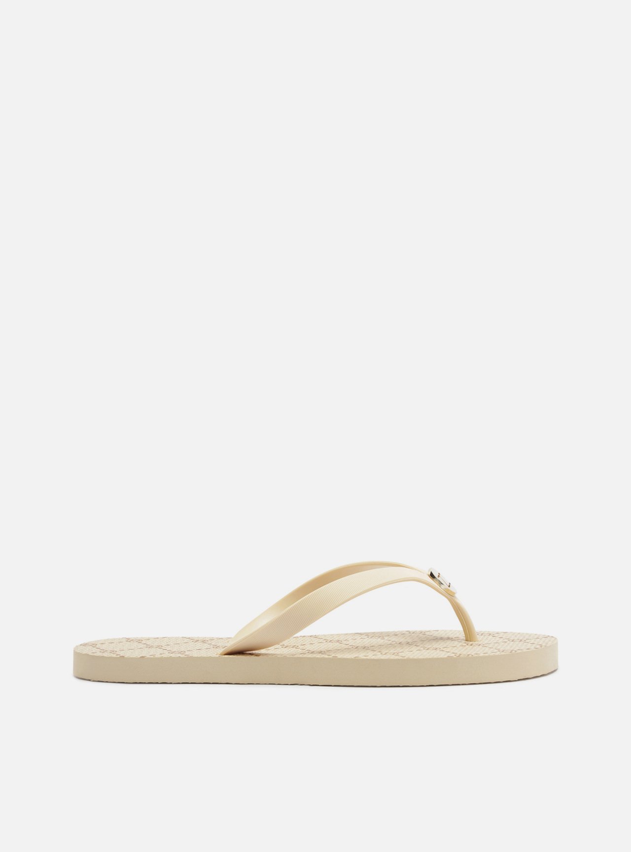 Chinelo de Dedo Off White Flatform Metais Brizza — foto 3