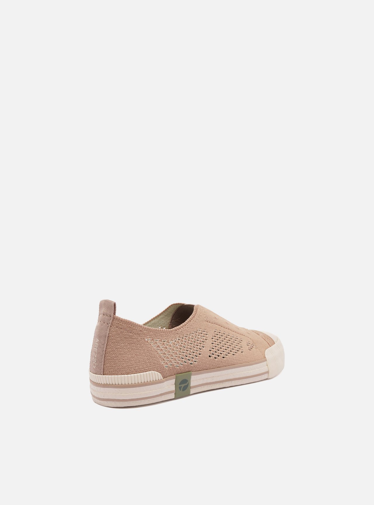 Tênis Slip On Rosa Knit Elástico Alme — foto 3