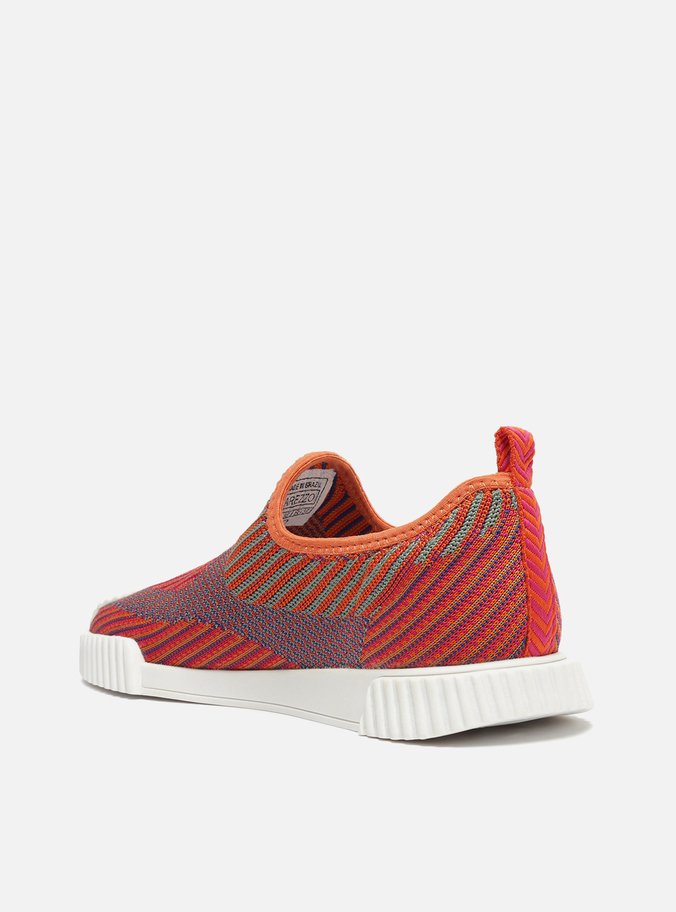 Tênis Slip On Colorido Knit ZZ Mov