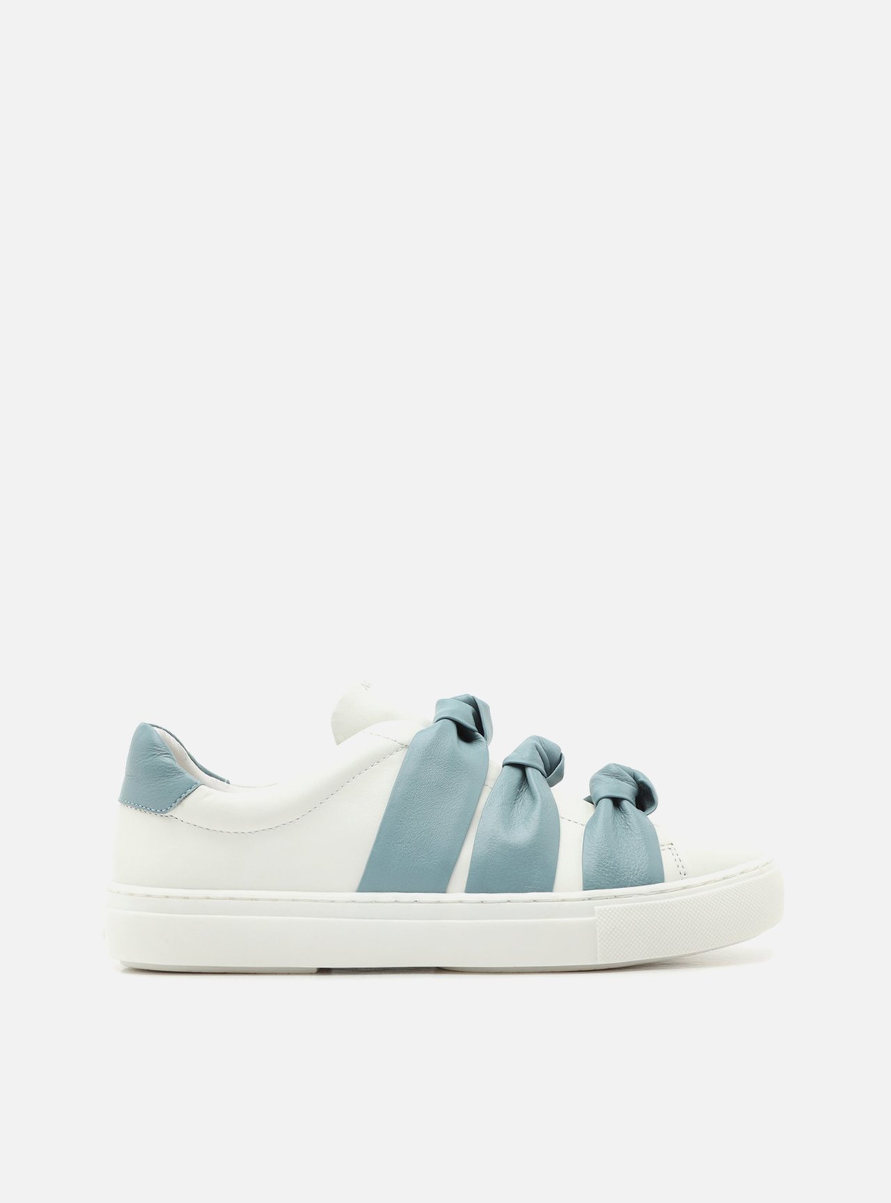 Tênis Slip On Branco Couro ZZ Girl Nó New Cielo | Arezzo