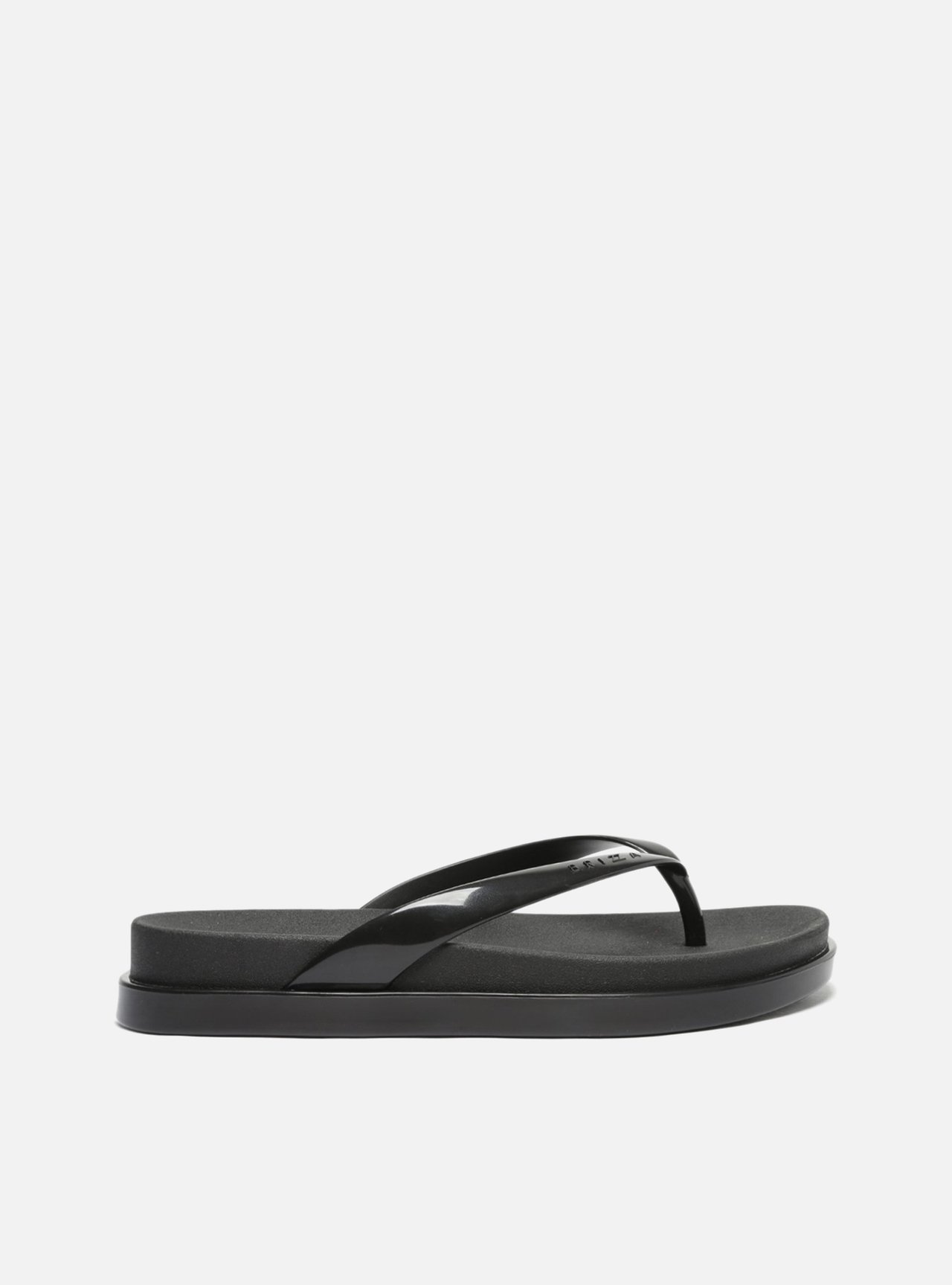 Chinelo de Dedo Flatform Preto Brizza — foto 1