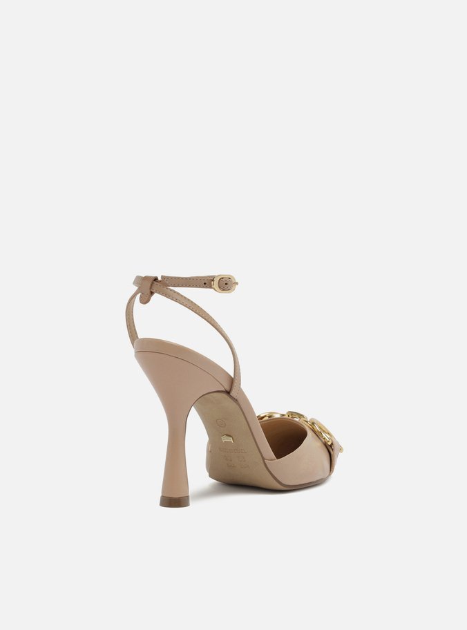Scarpin Nude Salto Alto