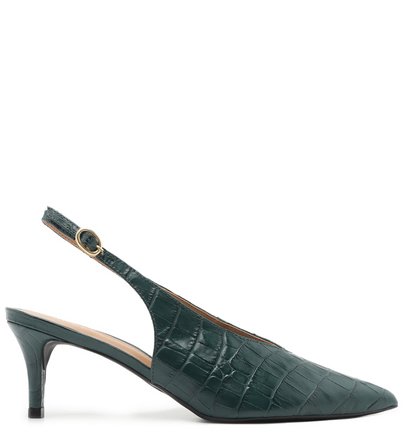 scarpin azul marinho arezzo