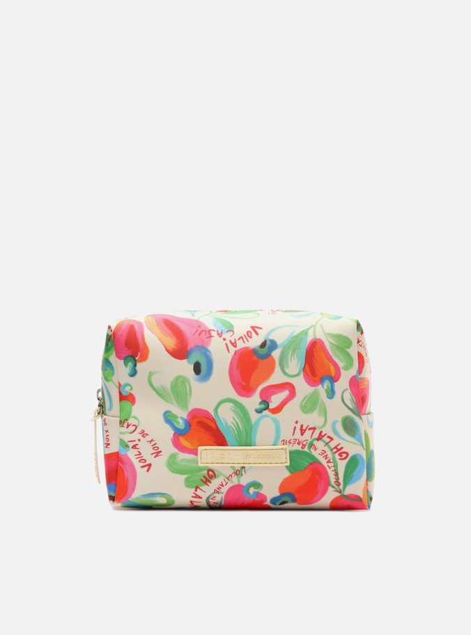 Necessaire Branca Estampa Caju L'Occitane