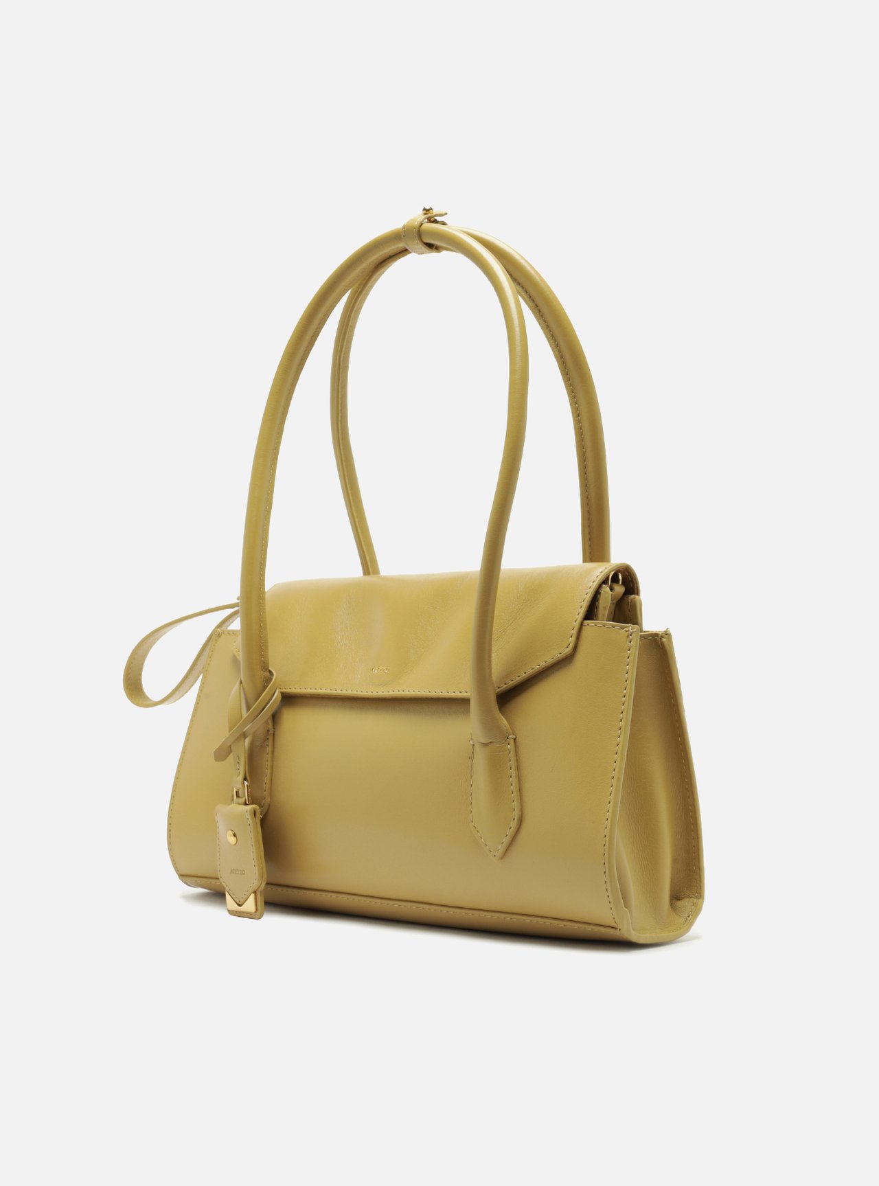 Bolsa Shoulder Nude Couro Média Alça Corrente — foto 2