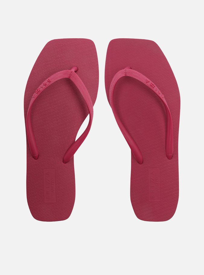 Chinelo de Dedo Rosa Básico Square Brizza