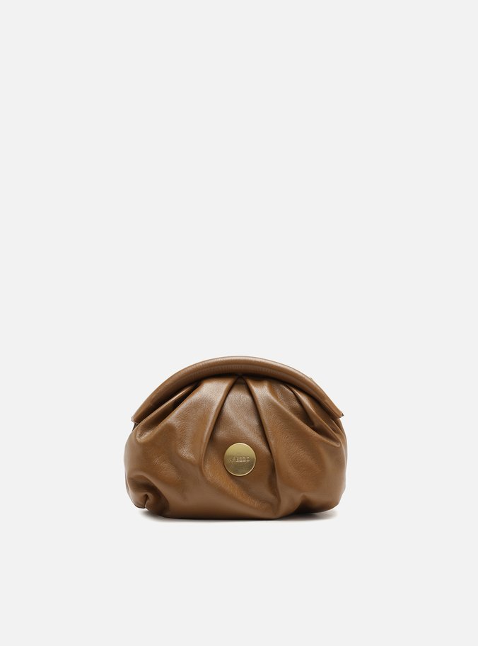Bolsa Tiracolo Marrom Couro Pequena