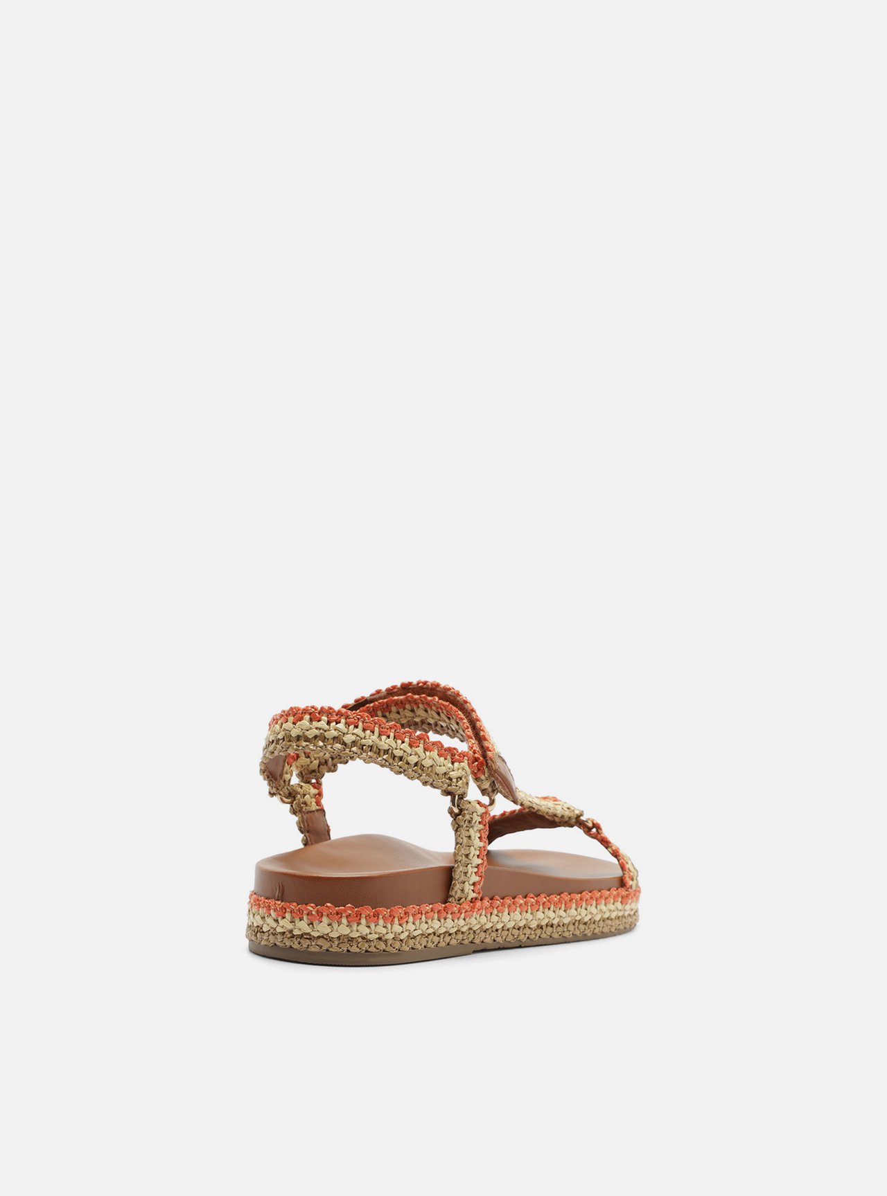 Sandália Papete Colorida Tramada Flatform — foto 3