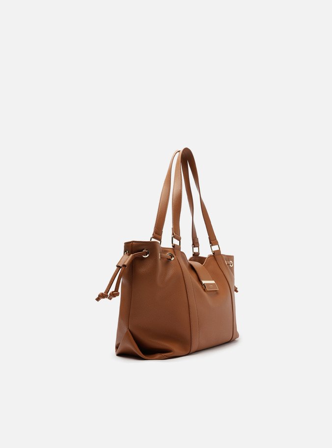 Bolsa Shopping Marrom Média