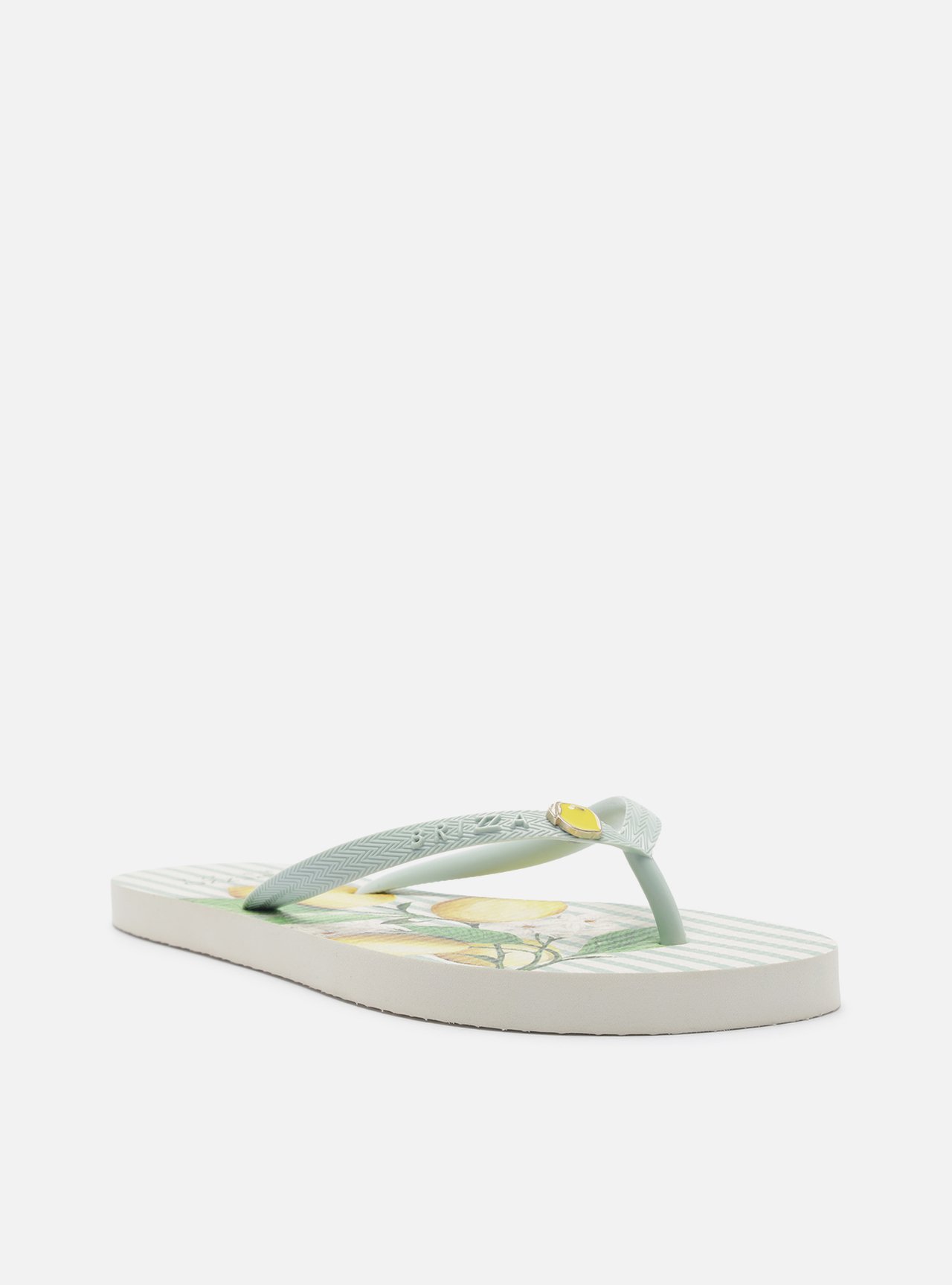Chinelo de Dedo Verde Plataforma Logo Brizza — foto 2