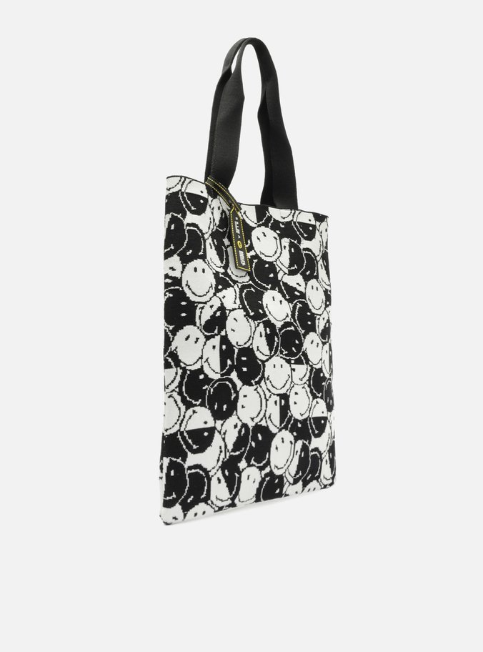 Bolsa Shopping Preta Duo Rio Grande Smiley