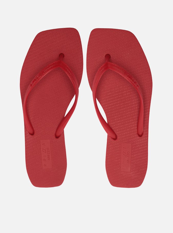 Chinelo de Dedo Vermelho Básico Square Brizza