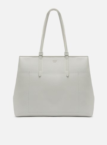 Bolsa Shopping Branca Grande