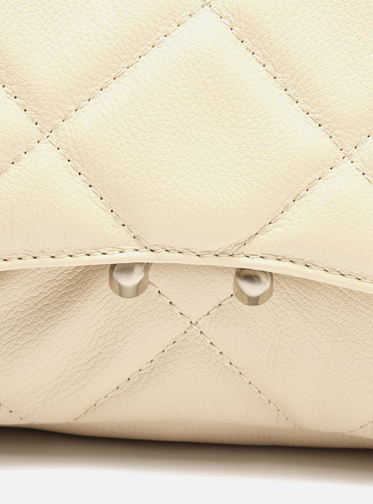 Bolsa Tiracolo Off-White Couro Mizz Pequena — foto 5