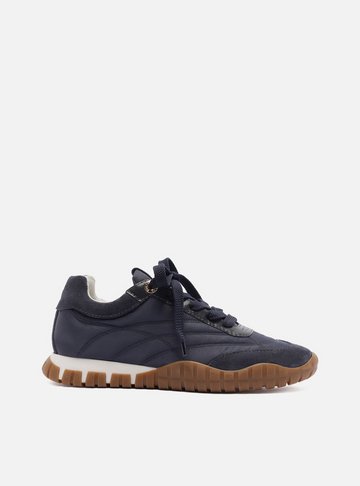 Arezzo — Tênis Azul Suede Mix Sola Emborrachada