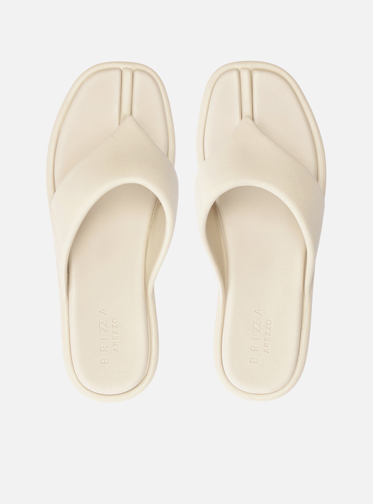 Sandália Branca Flatform Tira Larga — foto 3