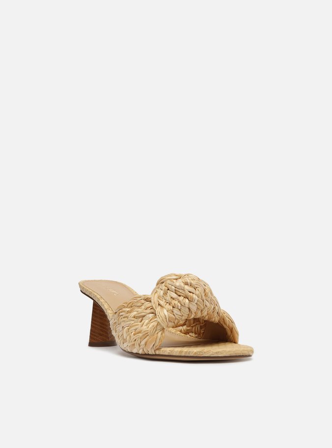 Mule Nude Aberta Bico Quadrado