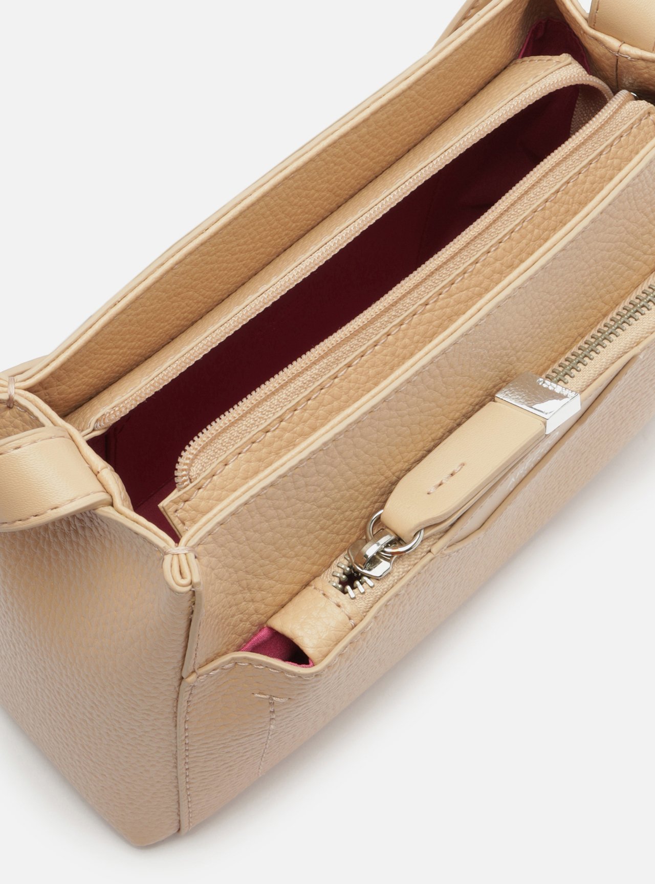 Bolsa Tiracolo Bege Emily Pequena — foto 4