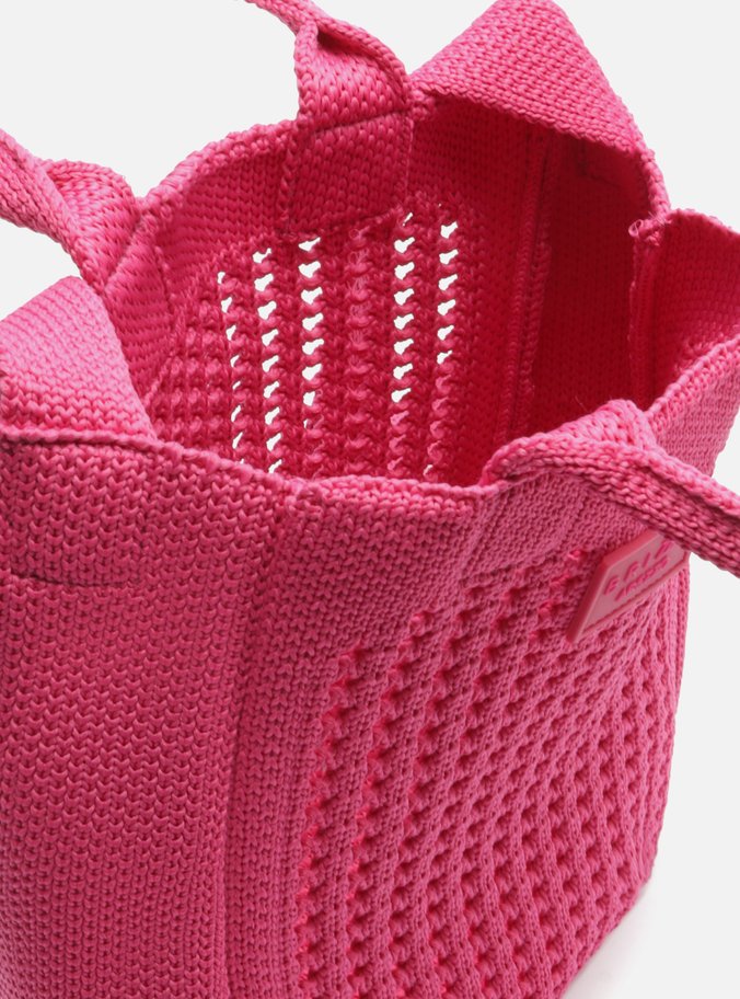 Bolsa Tote Rosa Croche Monaco Pequena